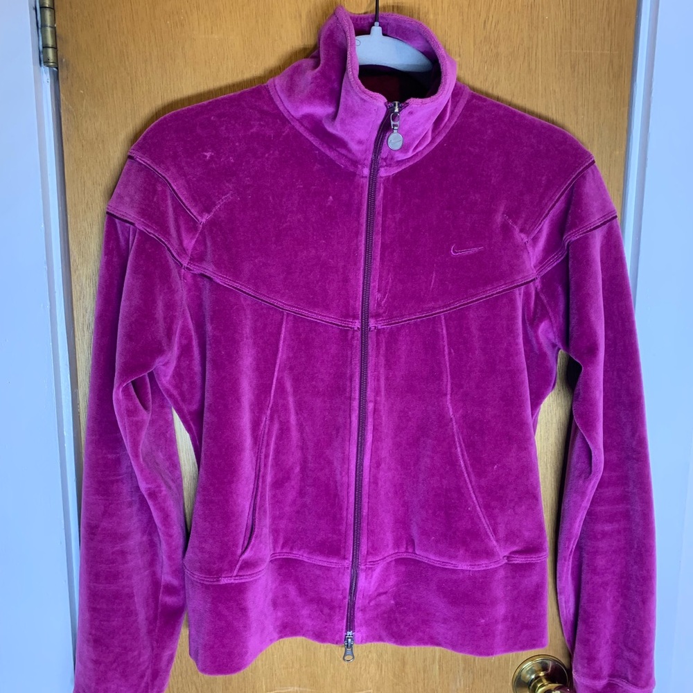 Velour Nike track suit